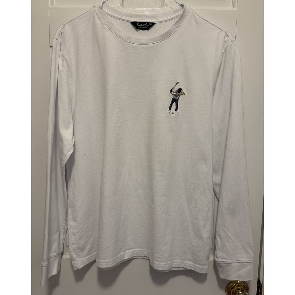 Eastside Golf Swingman Long Sleeve Tee XL White Embroidered Golfcore Streetwear
